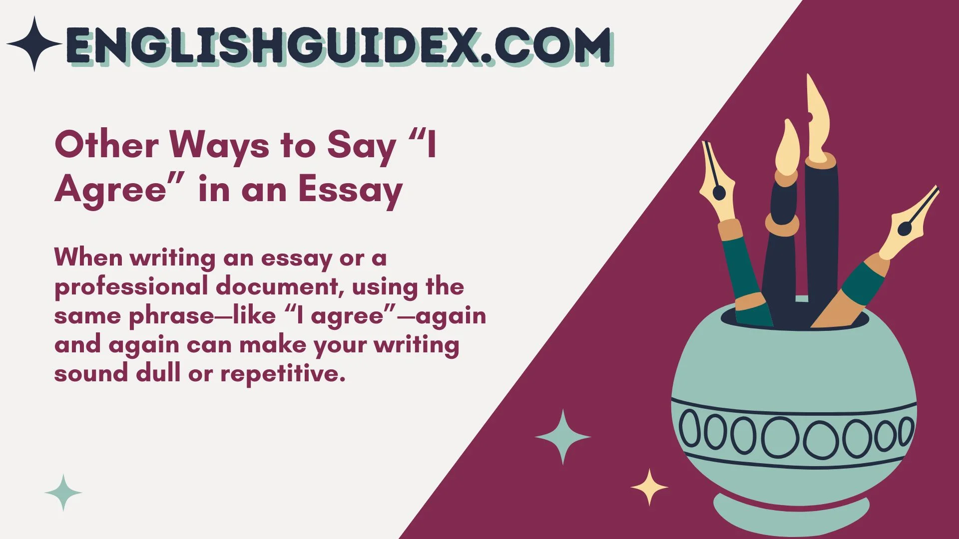 Other Ways to Say “I Agree” in an Essay