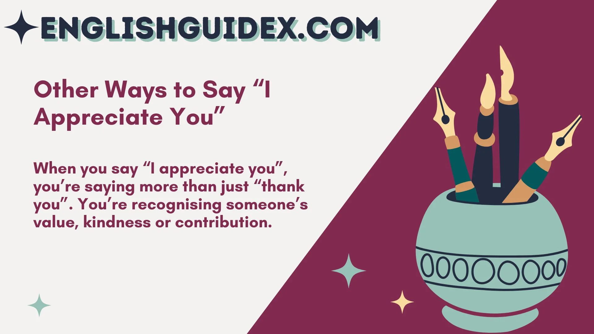 Other Ways to Say “I Appreciate You”
