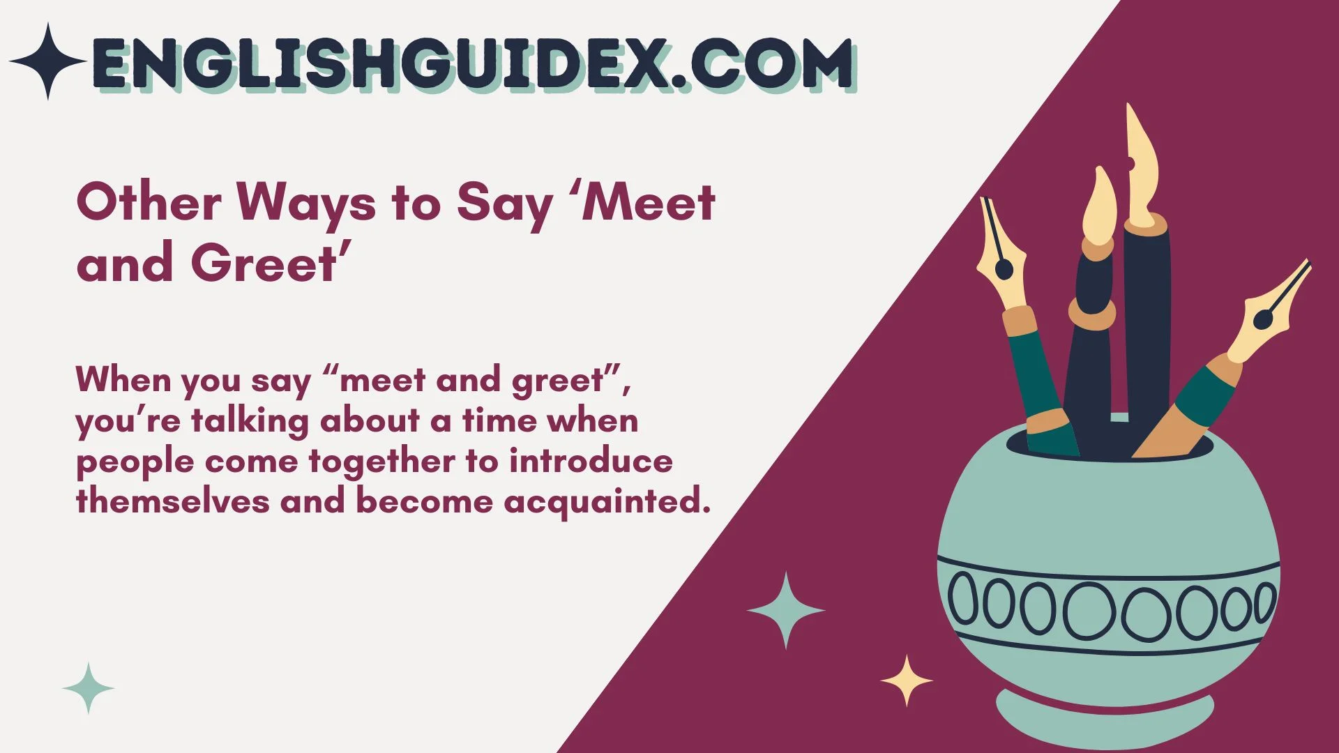 Other Ways to Say ‘Meet and Greet’