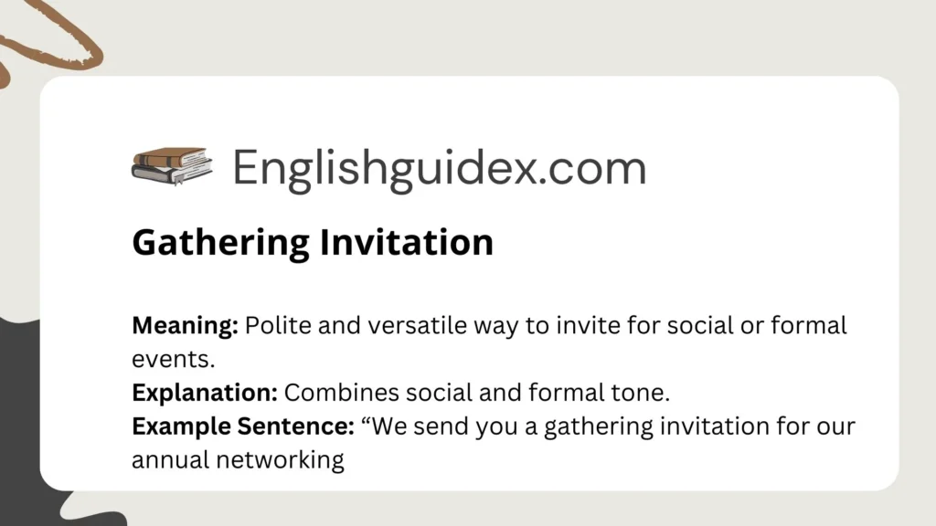 Gathering Invitation