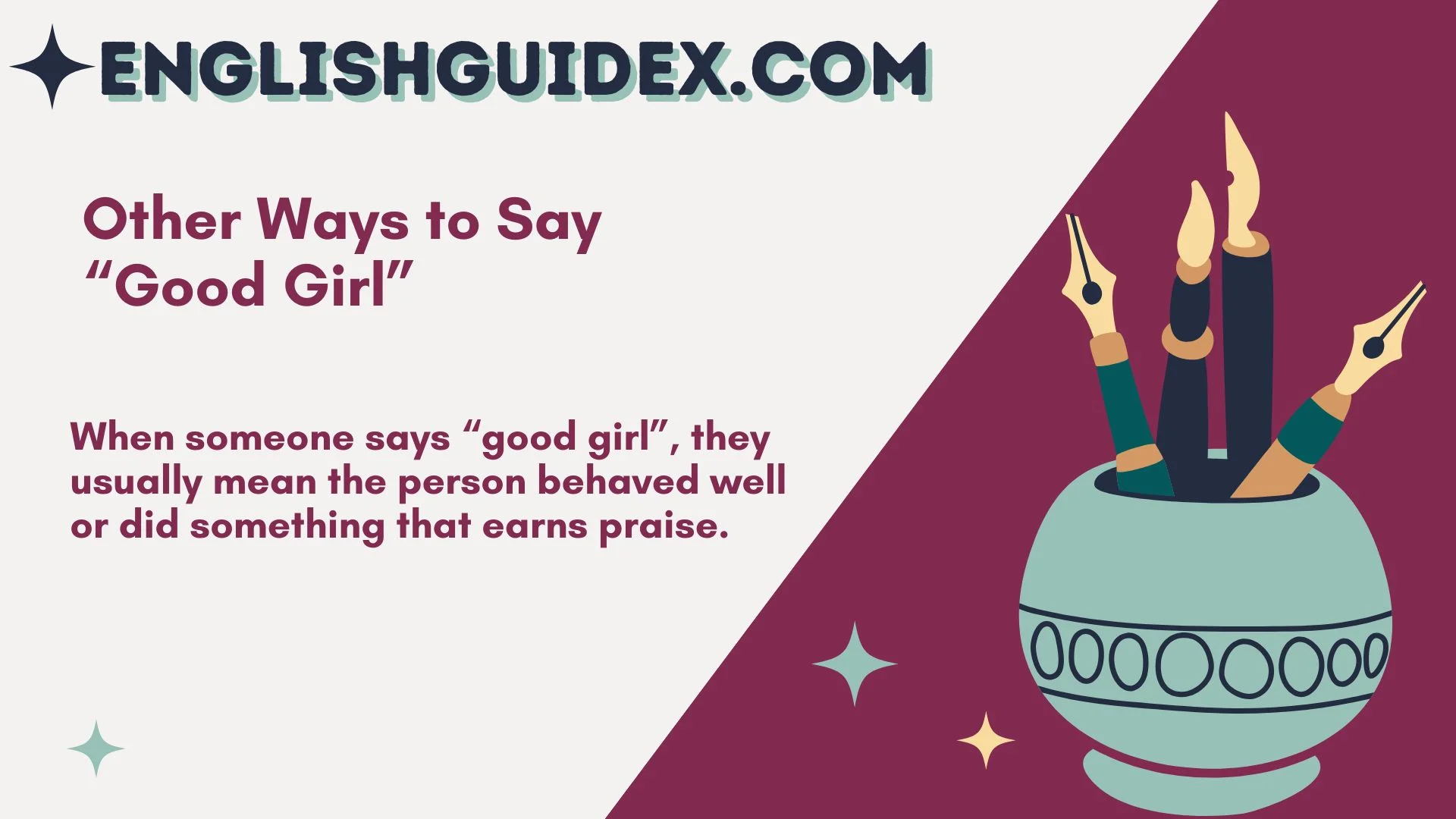 Other Ways to Say “Good Girl”