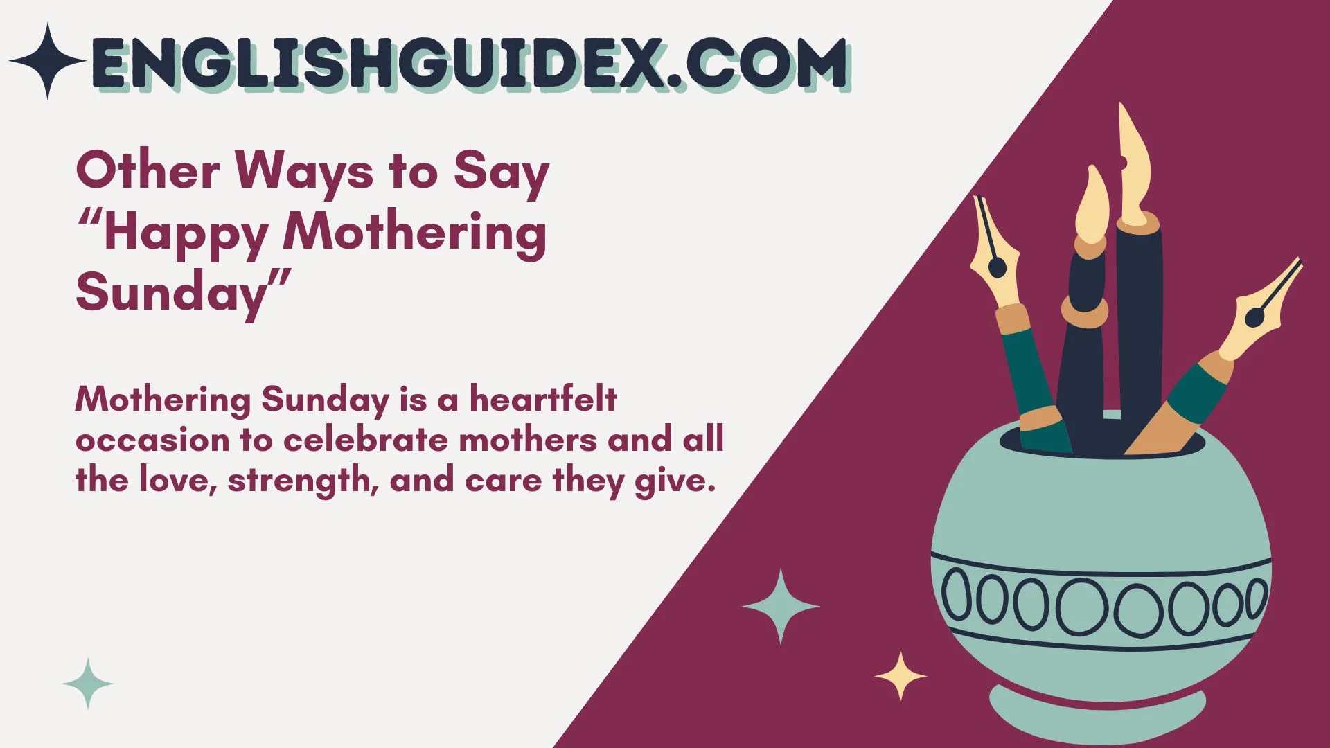 Other Ways to Say “Happy Mothering Sunday”