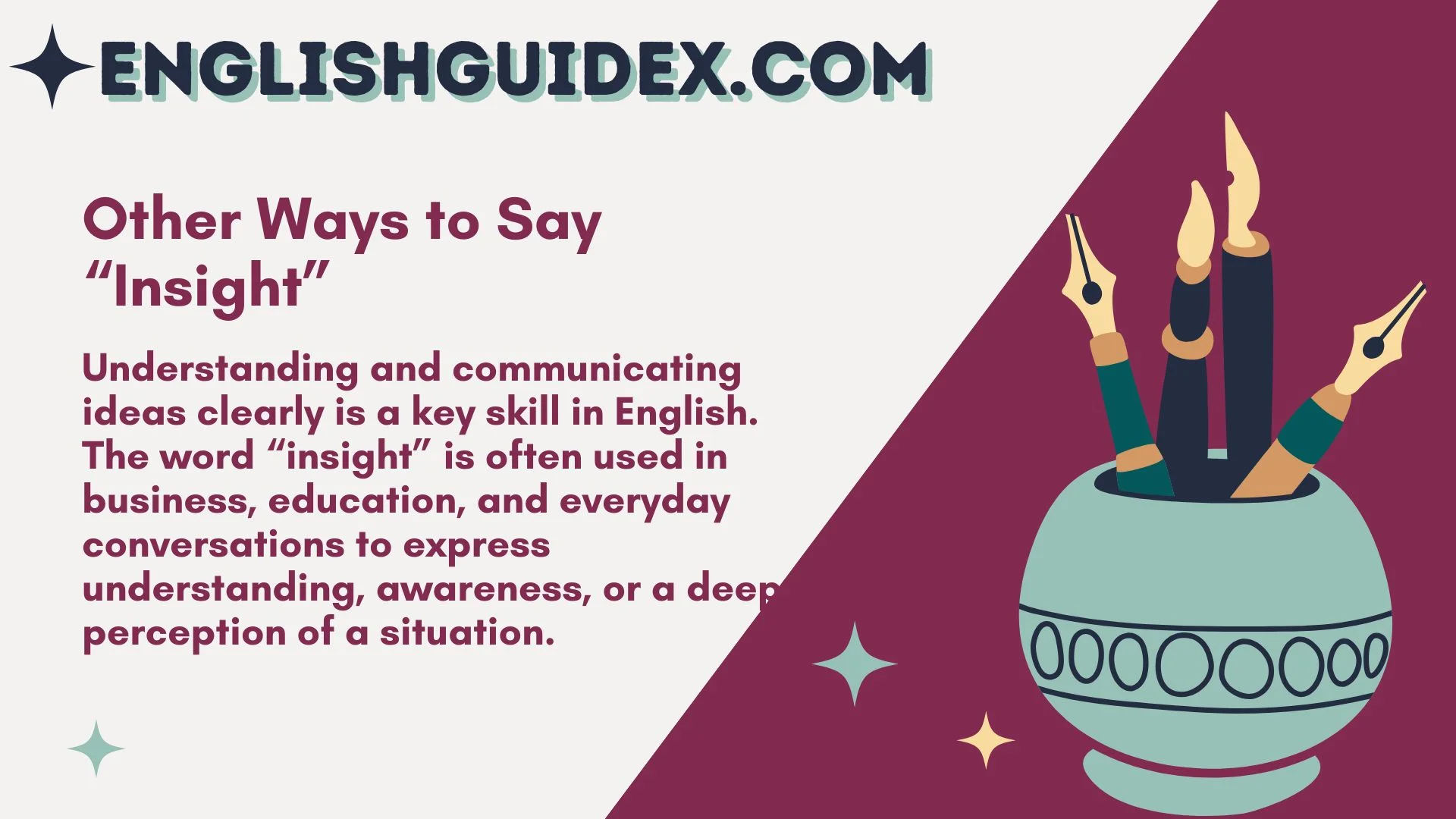 Other Ways to Say “Insight”