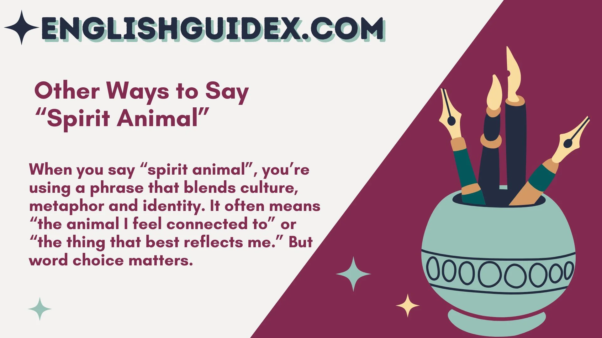Other Ways to Say “Spirit Animal”