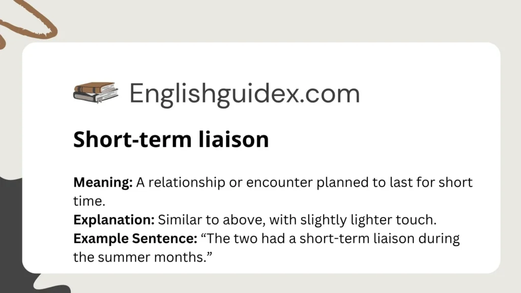 Short-term liaison