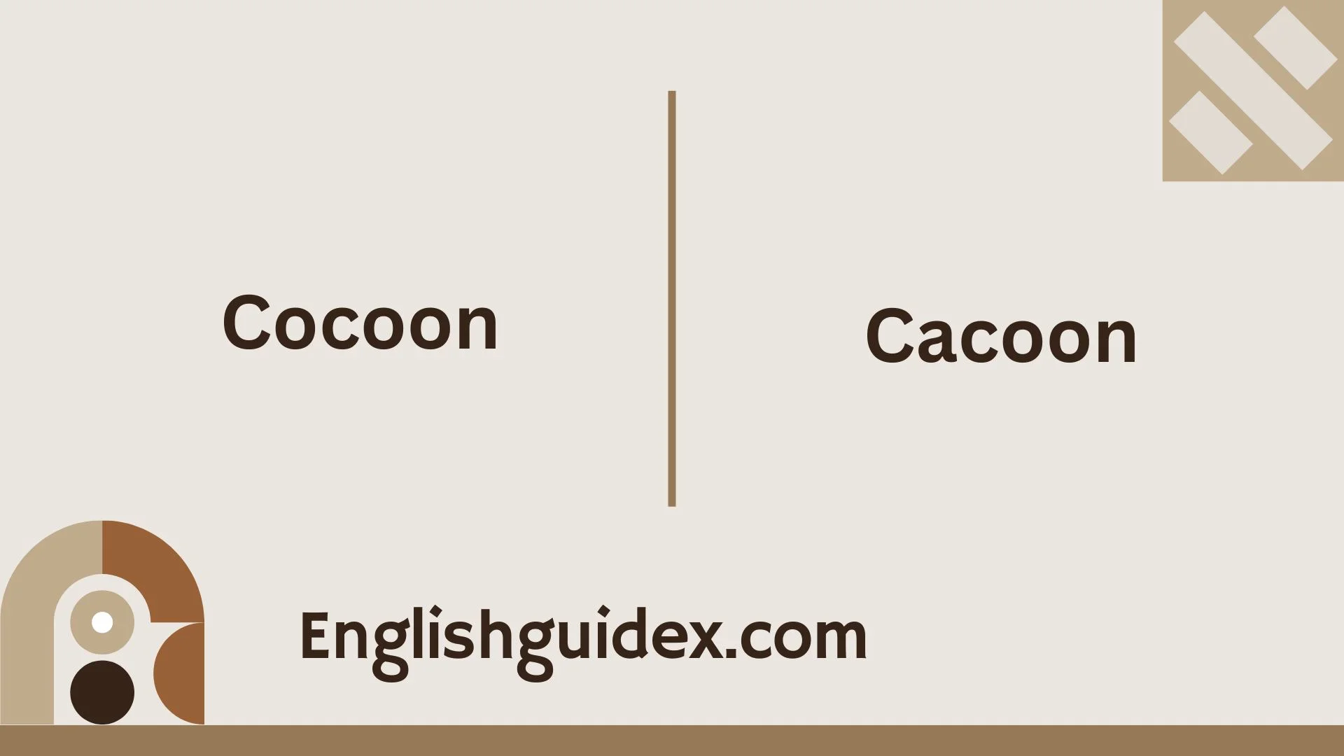 Cocoon vs Cacoon