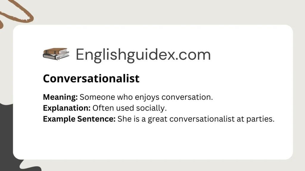 Conversationalist