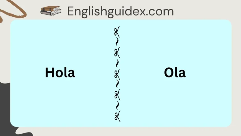 Hola or Ola