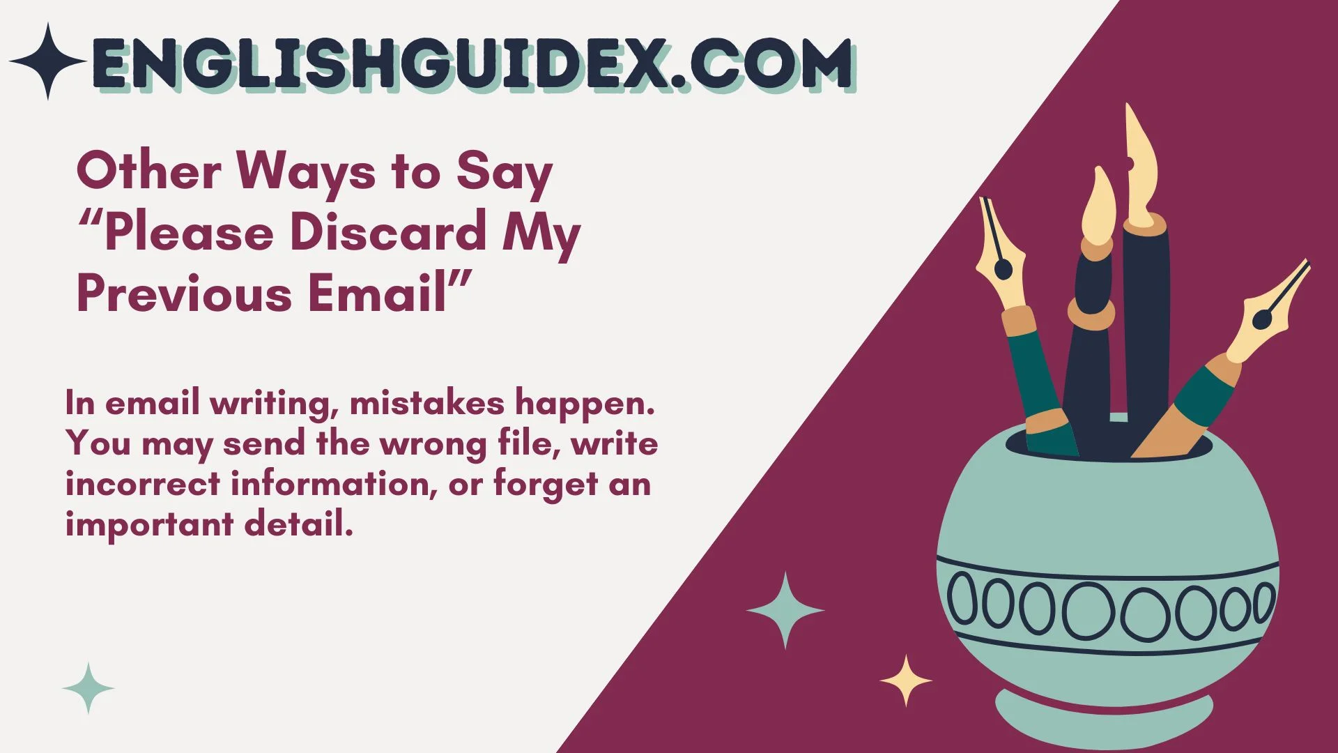 Other Ways to Say “Please Discard My Previous Email”
