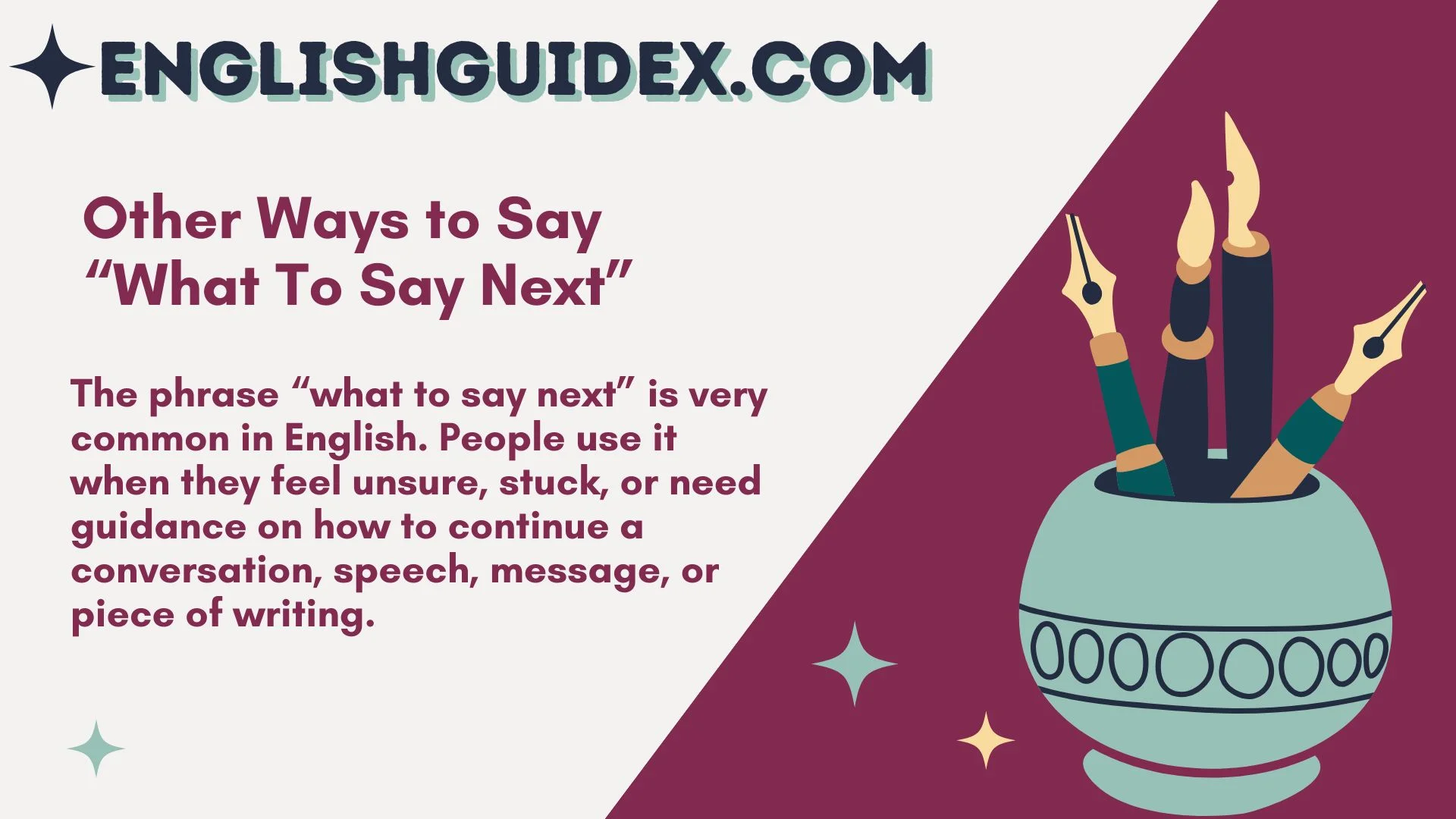 Other Ways to Say “What To Say Next”