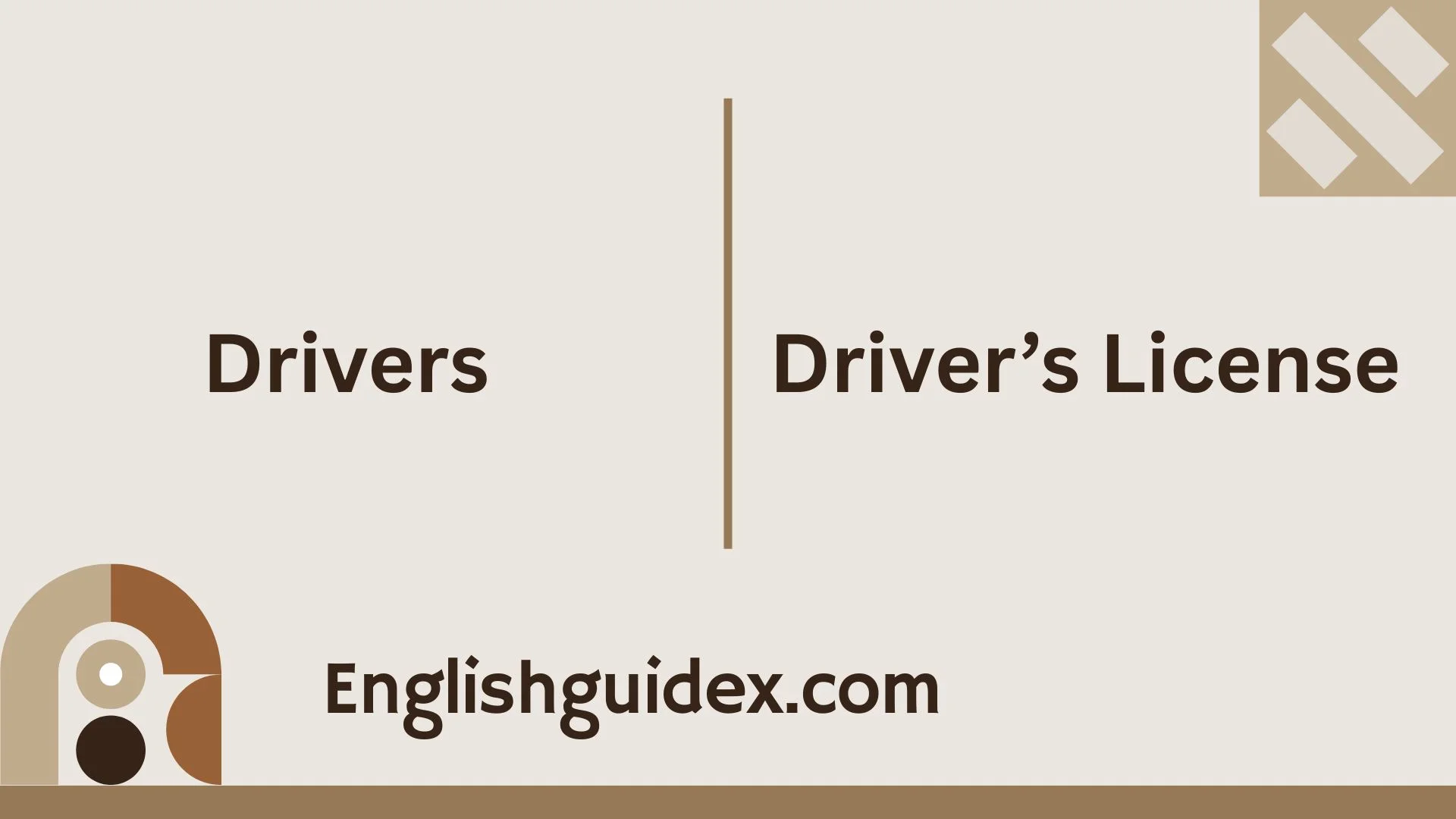 Drivers vs Driver’s License