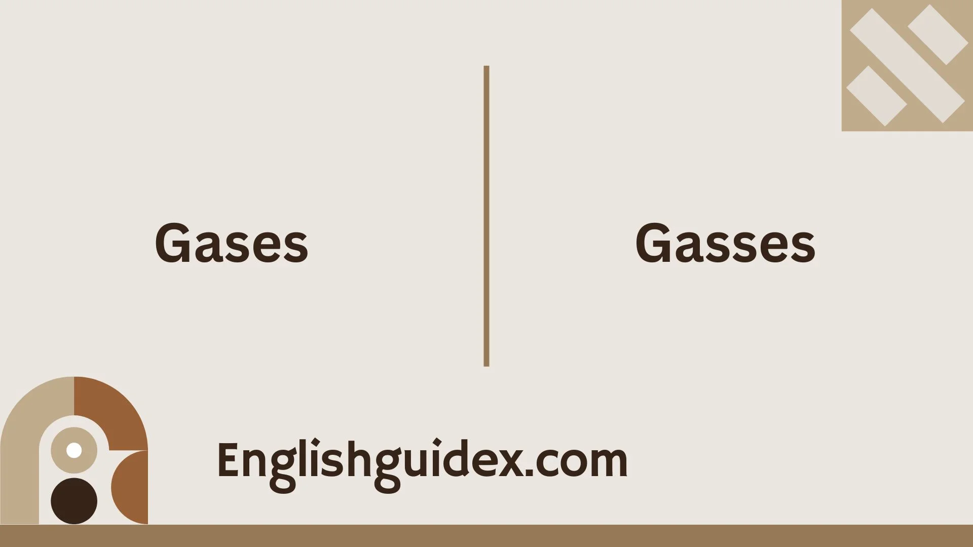 Gases vs Gasses