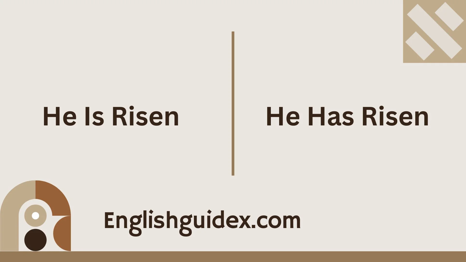 He Is Risen vs He Has Risen