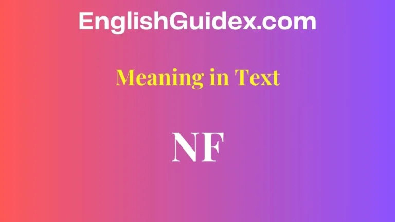 NF Meaning in Text