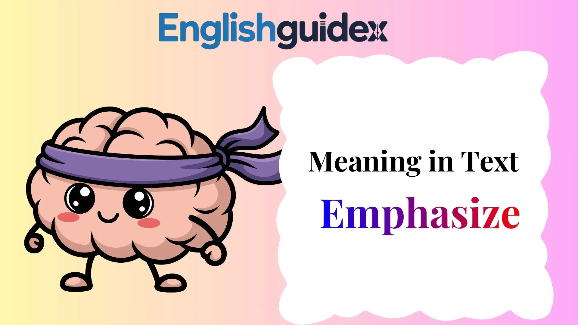 Emphasize Text Meaning