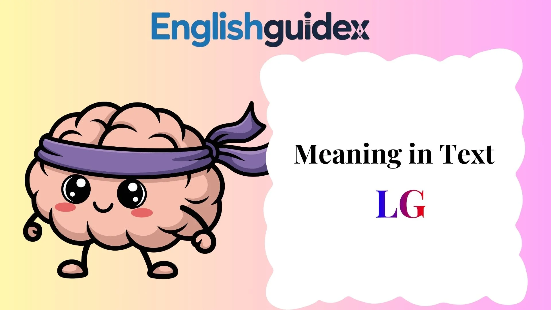 LG Meaning in Text