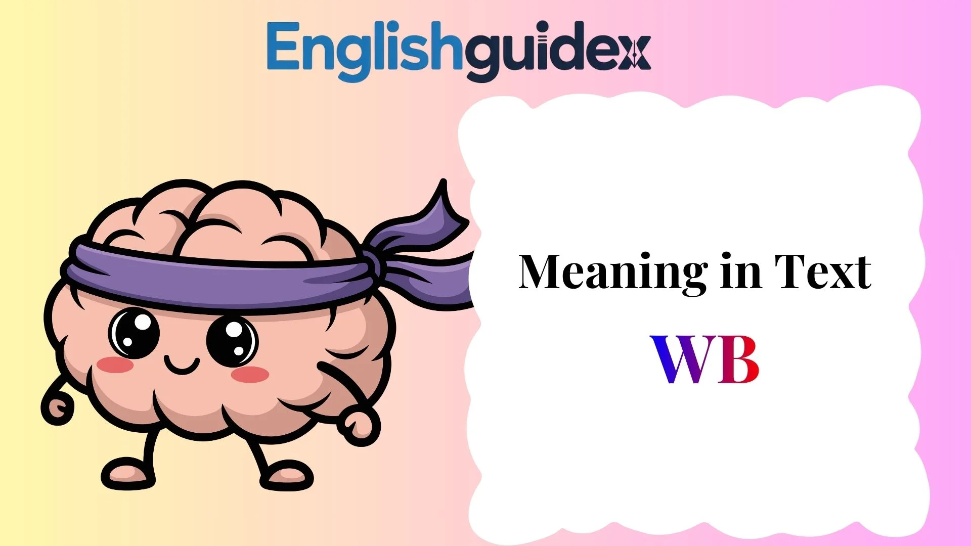 WB Meaning in Text